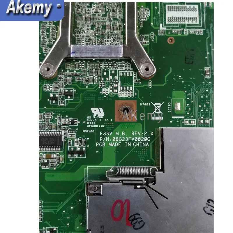 

F3SV Motherboard Vram 965 Chipset REV:2.0 For Asus X53S F3SV Laptop motherboard F3SV Mainboard F3SV Motherboard test OK