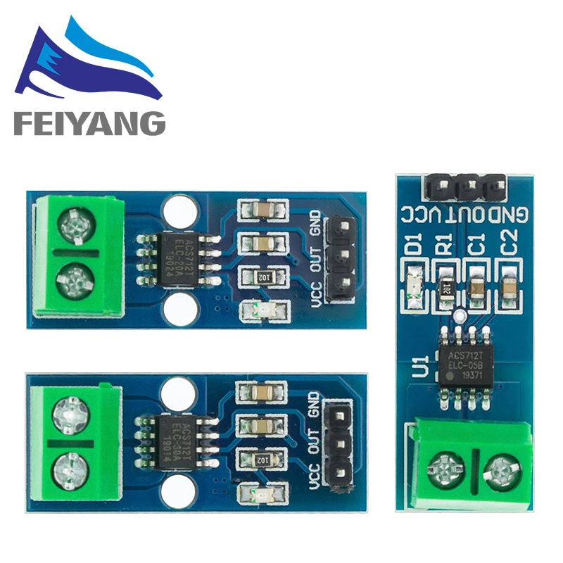 Модуль датчика тока для Arduino 10 шт. 5A 20A 30A ACS712 ACS712TELC 5A/20A/30A|hot sale|module sensor |