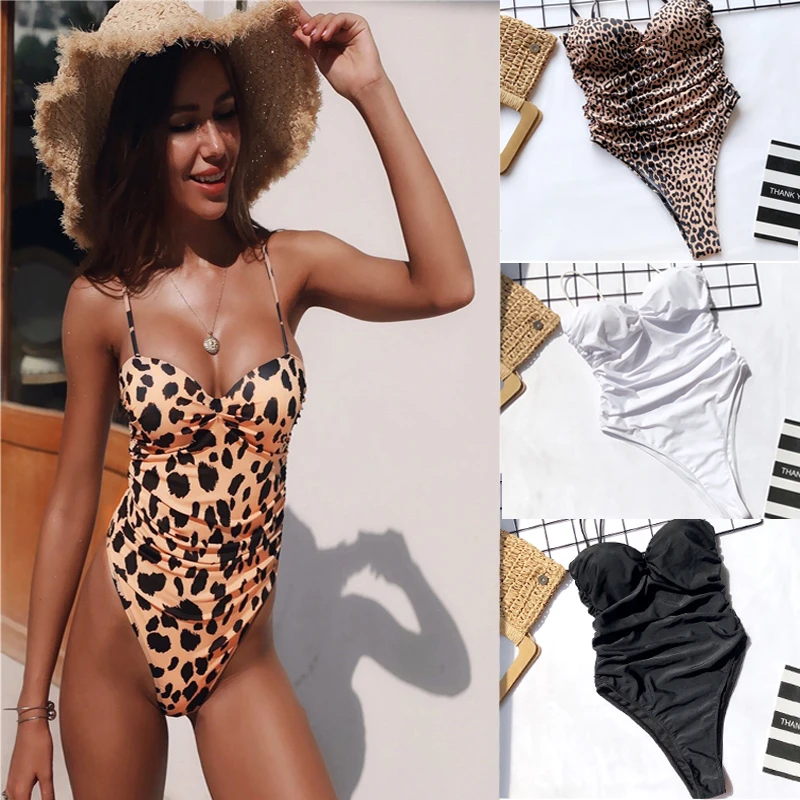 Купальник женский неоновый с высокой талией| |