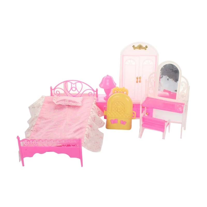

Kids Realistic Dollhouse Furniture Wardrobe for Toddlers Preschool & Pretend Play Toy Toy Construction Toys for Games
