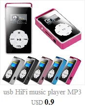 Usb HiFi музыкальный плеер MP3 walkman воспроизводитель мини USB Клип mp3 плеер воспроизводитель mp3 ЖК-экран Поддержка 32 ГБ Micro SD TF карта