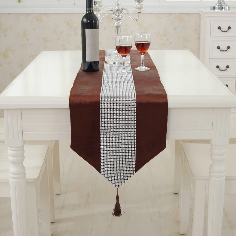 

For Wedding Home Decor Rectangle Kitchen Birthday Modern Dining Indoor Outdoor Accessories Gifts Table Runner