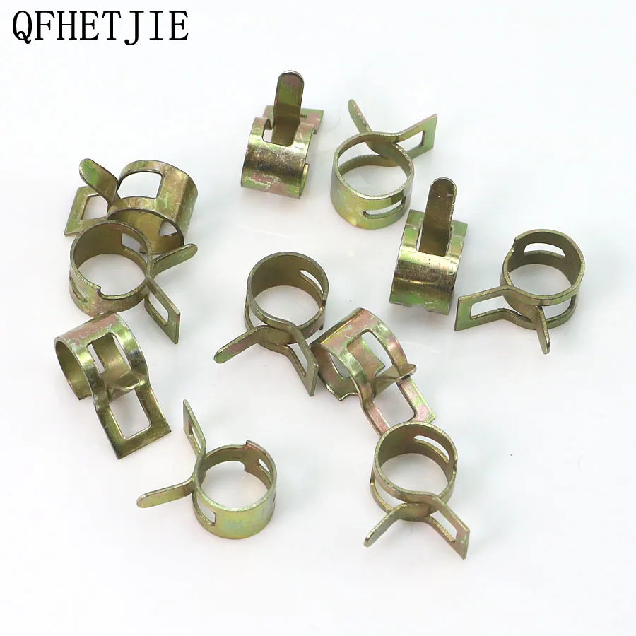 

QFHETJIE 20PCS Automotive High Pressure Tubing Water Pipe Heater Pipe Return Pipe Hydraulic Hose Piston Spring Card Fasteners