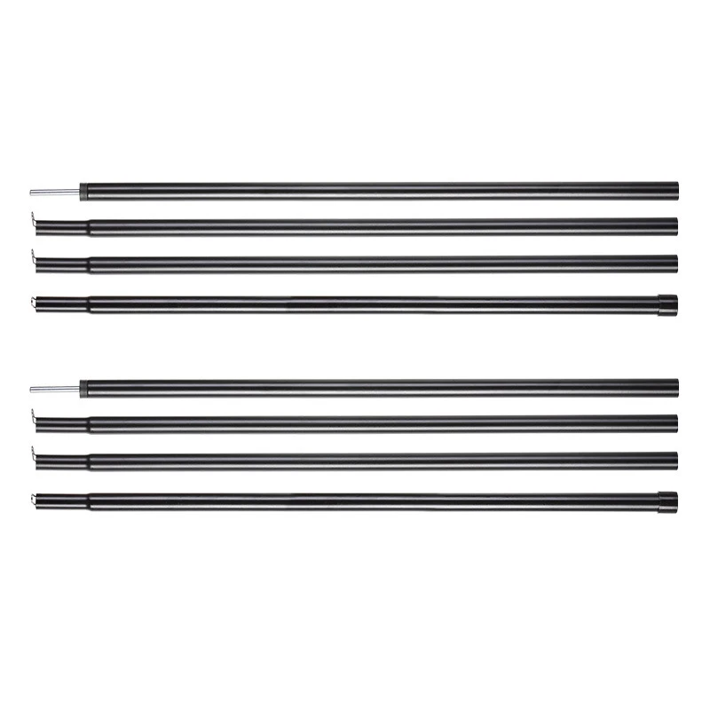 

2Pcs 4 Section Tent Pole Adjustable Tarp Poles Tarp for Camping Backpacking Hammocks Shelters and Awnings