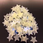 Светящиеся Настенные наклейки со звездами, 100 шт., художественные обои, украшение сделай сам для детей, настенные наклейки для ванной комнаты, гостиной, кухни, украшения для дома