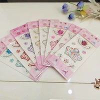 1pc crown resin acrylic diamond sticker diy scrapbooking mobile phone performing makeup decor nail stick label child stationery