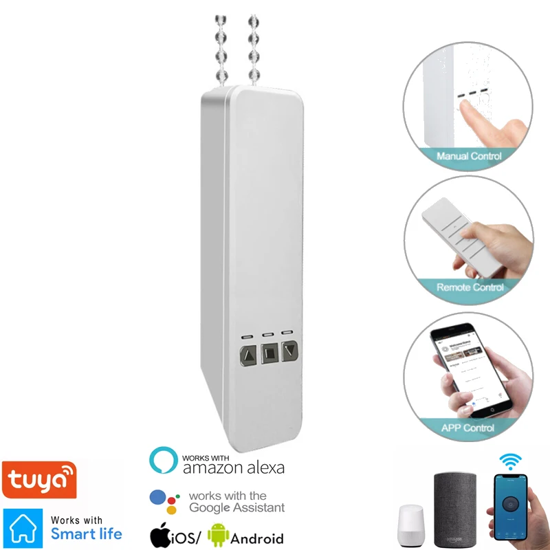 

Tuya Smart WiFi Roller Shade Driver DIY Roller Shutter Motor Tuya/Smart Life APP Voice Control Work With Alexa Google Assistant