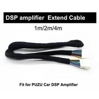 puzu car dsp amplifier extension cable pure copper material plugplay 1m2m4m available