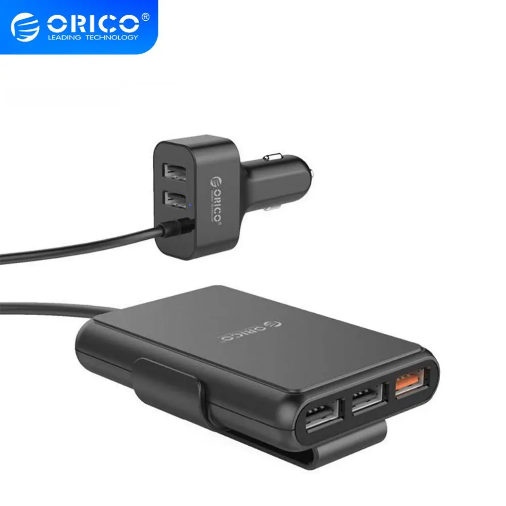 ORICO 5 Порты и разъёмы быстрое автомобильное Зарядное устройство QC3.0 быстрая
