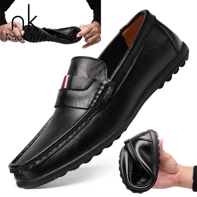 

NOOKNAK 2021New Men's comfortable casual shoes,Flat Shoes,Driving Shoes, Breathable and soft,Light and versatile shoes,Size38-44