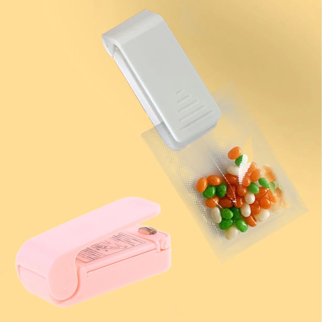 

Portable Hand Pressure Heat Mini Impluse Sealer Plastic Bag Food Packing Handheld Multifunction Easy Operation Sealing