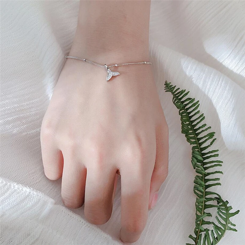 Женский браслет с хвостом русалки простой креативный модный изменяемый размер