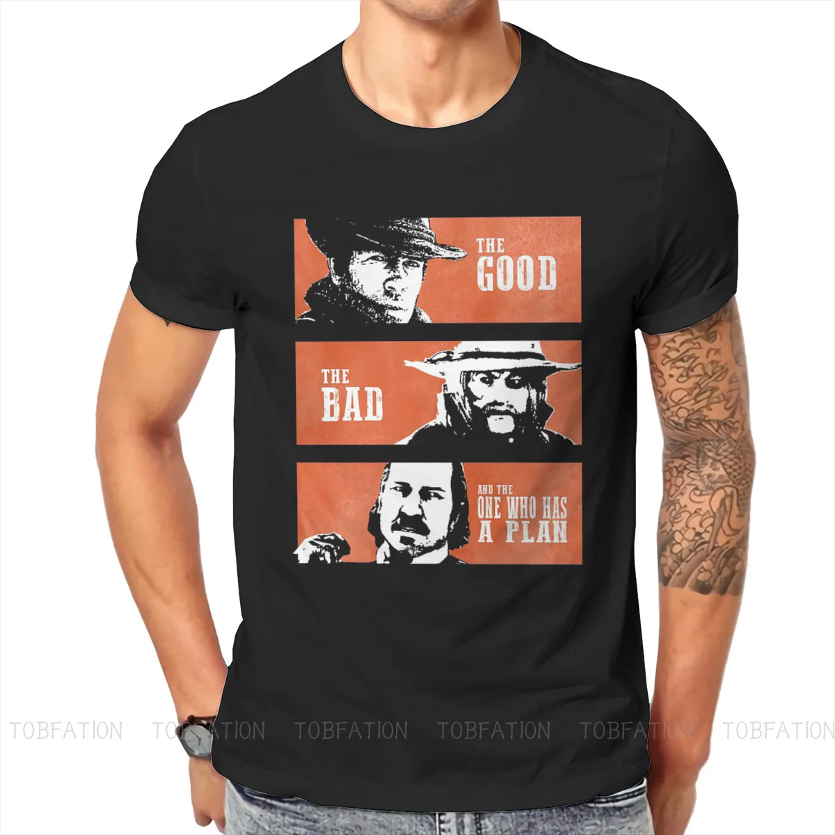 

The Good, The Bad and The One Who Has A Plan Graphic TShirt Red Dead Redemption Printing Streetwear Leisure T Shirt Men Tee Gift