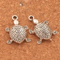 turtle tortoise sea animal charm beads 22 2x14 7mm 200pcs zinc alloy pendants alloy handmade jewelry diy l1182