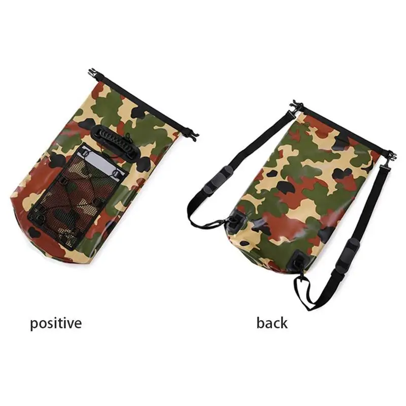 

25L Waterproof Dry Bag Camouflage Backpack bag Lightweight Dry bag With Soft Back Surfing Snorkeling trekking Camping Outdoor