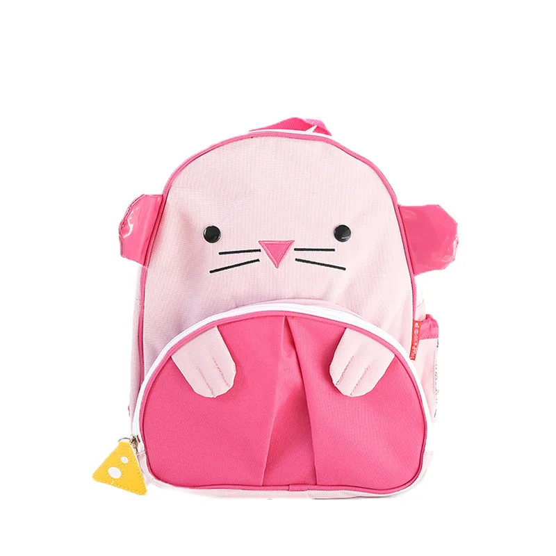Children Backpack Animals Design Girl Boys Backpack Toddler Kids School Bag Kindergarten Cartoon Rabbit Butterfly lion print Bag