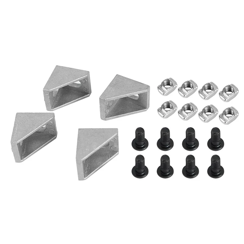 Трехугольный кронштейн для 3D принтера Cnc 2020 прокладка лодки гайка винт с плоской