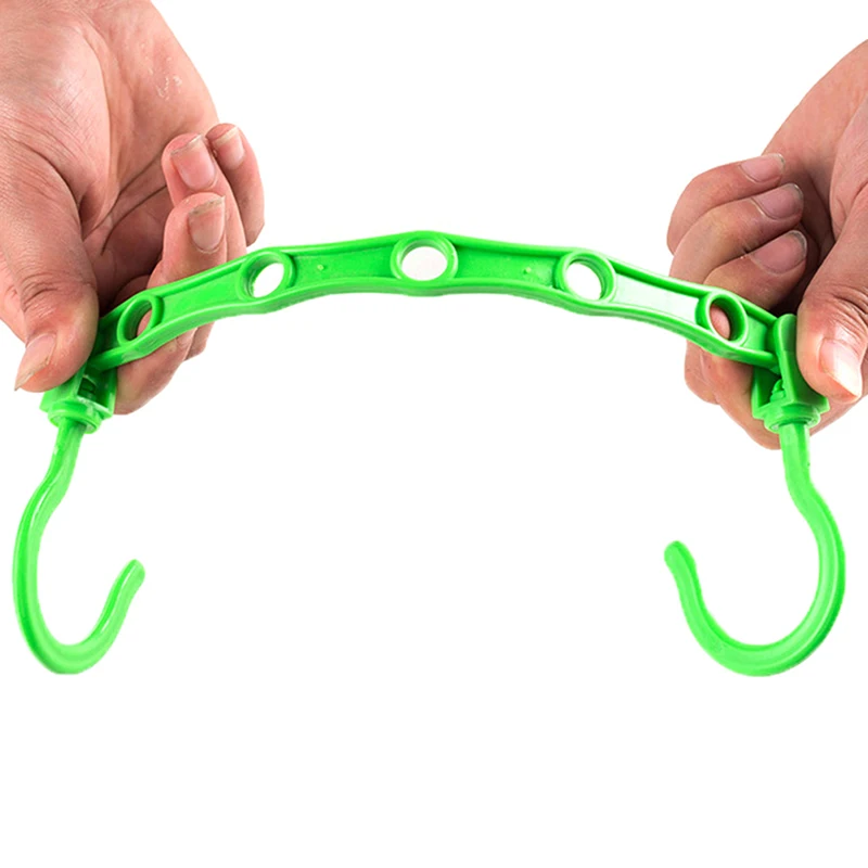 

1pc New Plastic Magic Hanger Multi-function Folding Rotating Clothes Hook