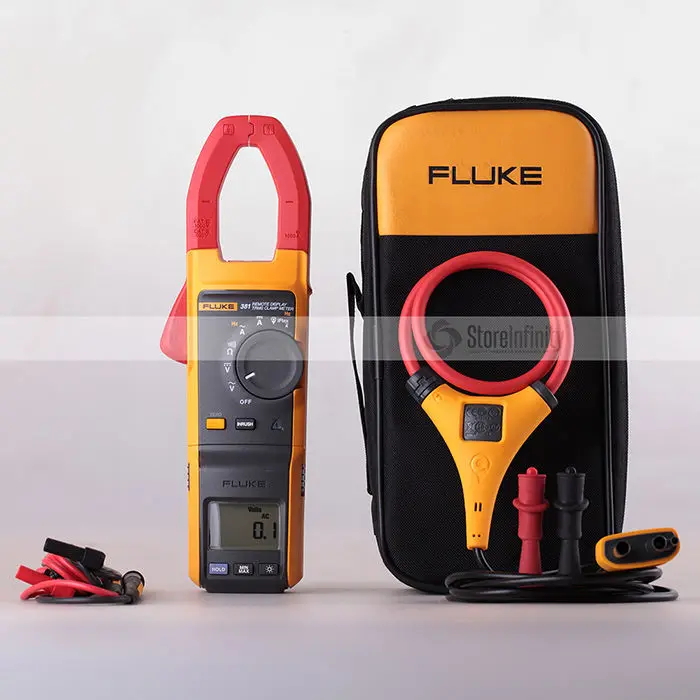 Fluke 381 дистанционный Дисплей True-rms Токоизмерительные клещи iFlex