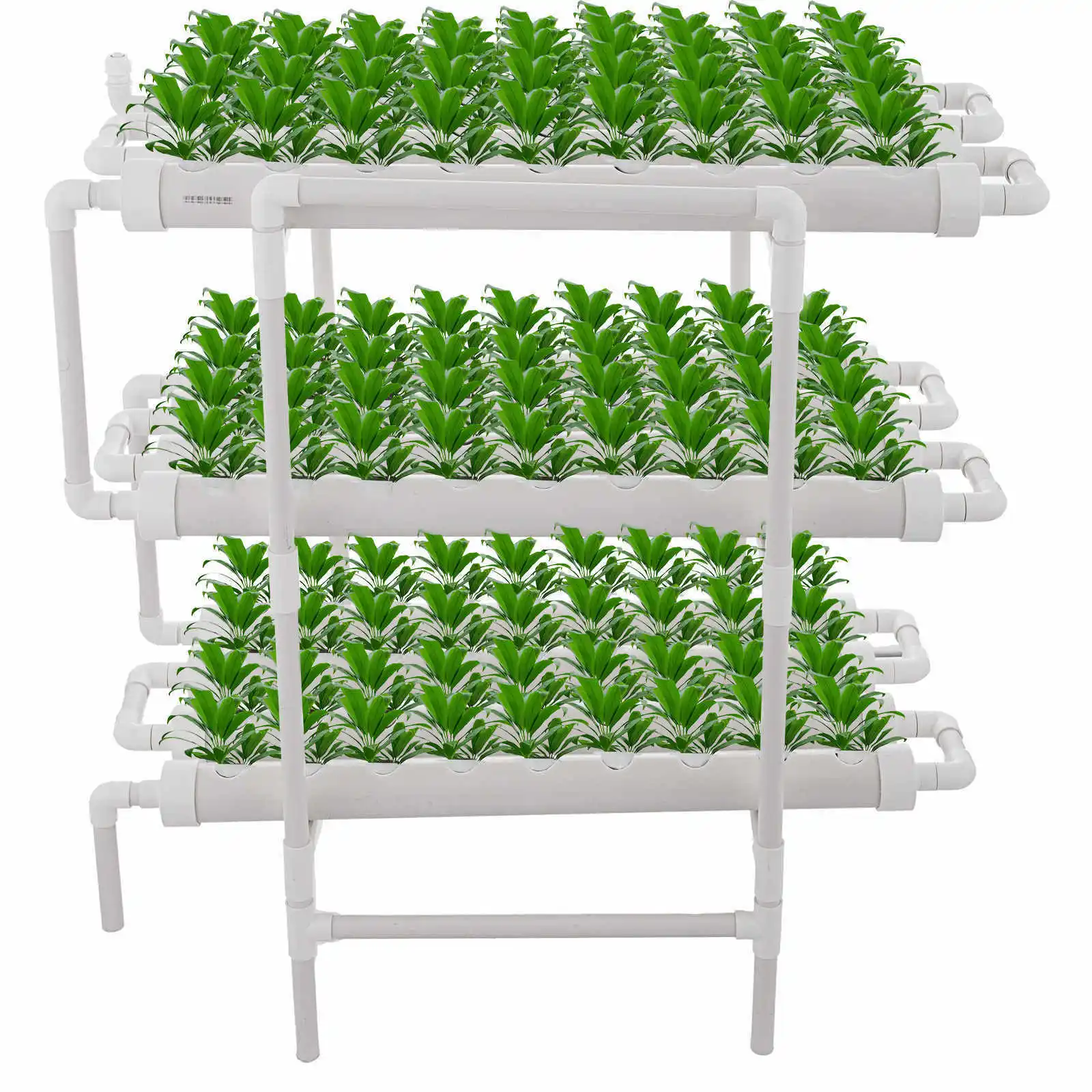 

Hydroponic Grow Kit 12 Pipes 3 Layers 108 Plant Sites Food Grade System Melons