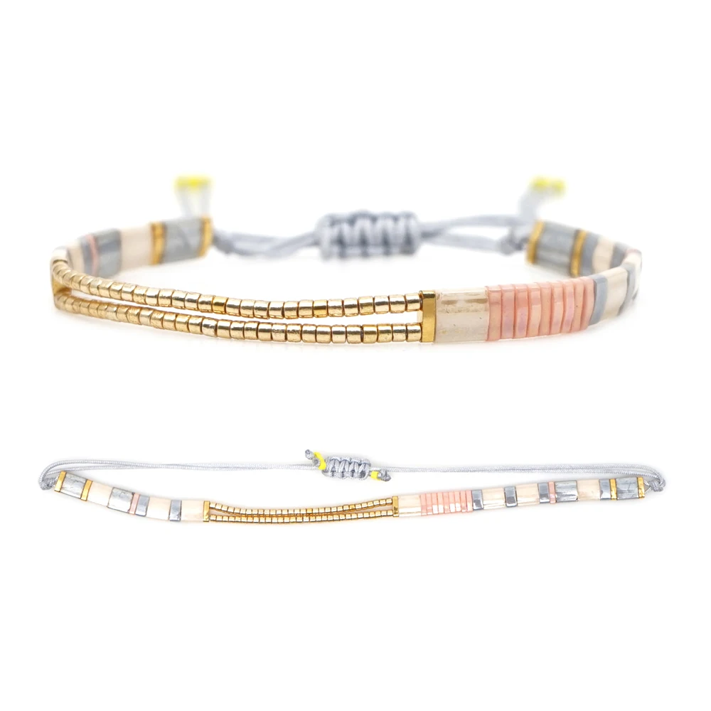 Go2boho Miyuki браслеты браслет дружбы женский подарок Тила бусы ювелирное изделие