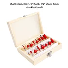 Набор фрез, комплект из 15 твердосплавных насадок для работ по дереву