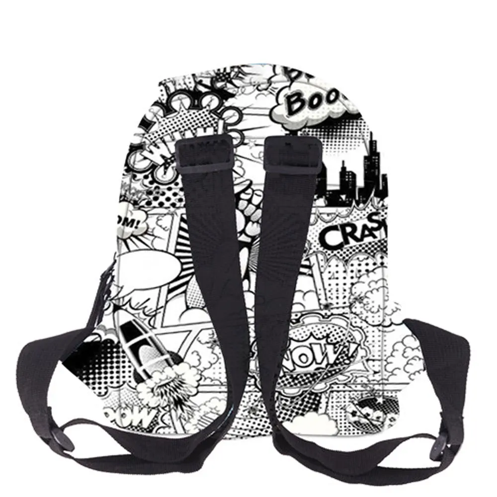 Japanese Backpack Anime Print Fashion Kids Backpack For Girl And Boys Mini Backpack Cute Cartoons School Bag Waterproof