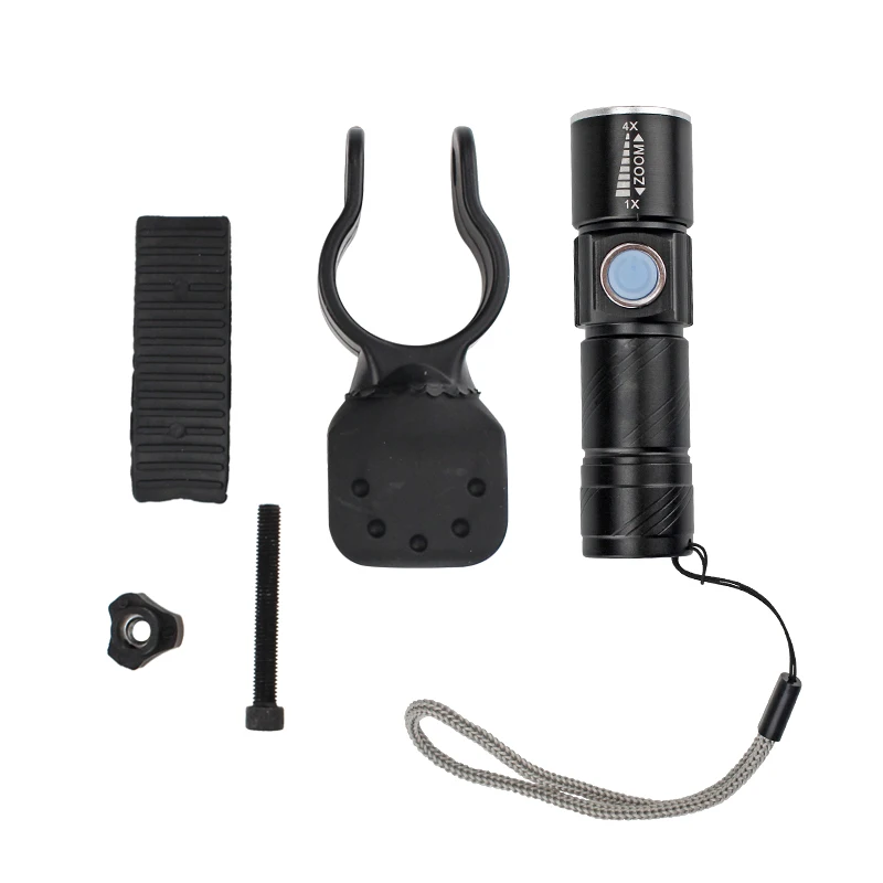 Велосипедный светильник 2000 люмен USB Перезаряжаемый велосипедный передний для