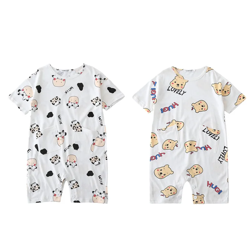 

2021 Summer Loose Casual Parent-Child Cartoon Print Jumpsuit
