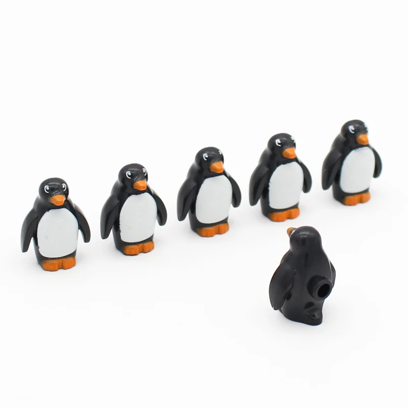 

New Animal Bricks Seagulls Chickens Winter Penguins Cats Building Blocks Model Kits Bricks Kids Christmas Toys DIY
