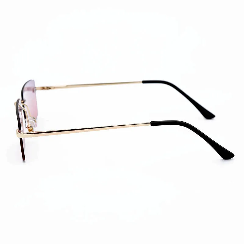 

Luxury Brand Rectangle Ladies Sunglasses Women 2021 Rimless Square Polarized Sun Glasses For Ladies Zonnebril Dames Vrouwen Bril
