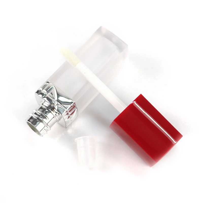 Пользовательский логотип 5 мл блеск для губ палочка трубка пустой красный