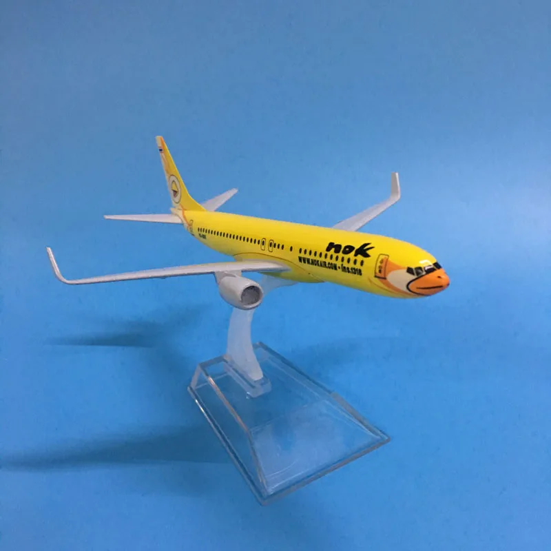 Бесплатная доставка 16 см 737 Летающие птицы NOKAIR модель самолета из металлического