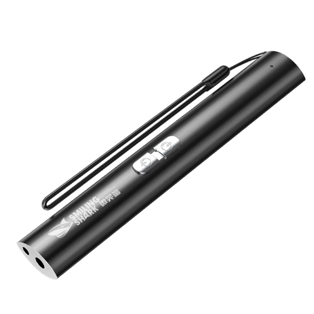Алюминиевый сплав USB Type-C заряжаемый мини-фонарик PPT лазерная ручка для страниц