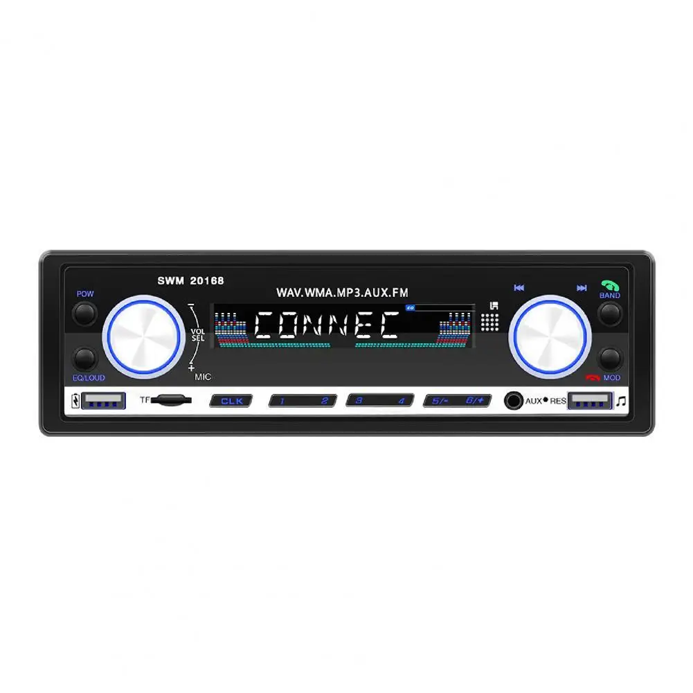 

SWM-20168 Dual USB Multifunctional Bluetooth In-Car Hands Free MP3 Radio Player