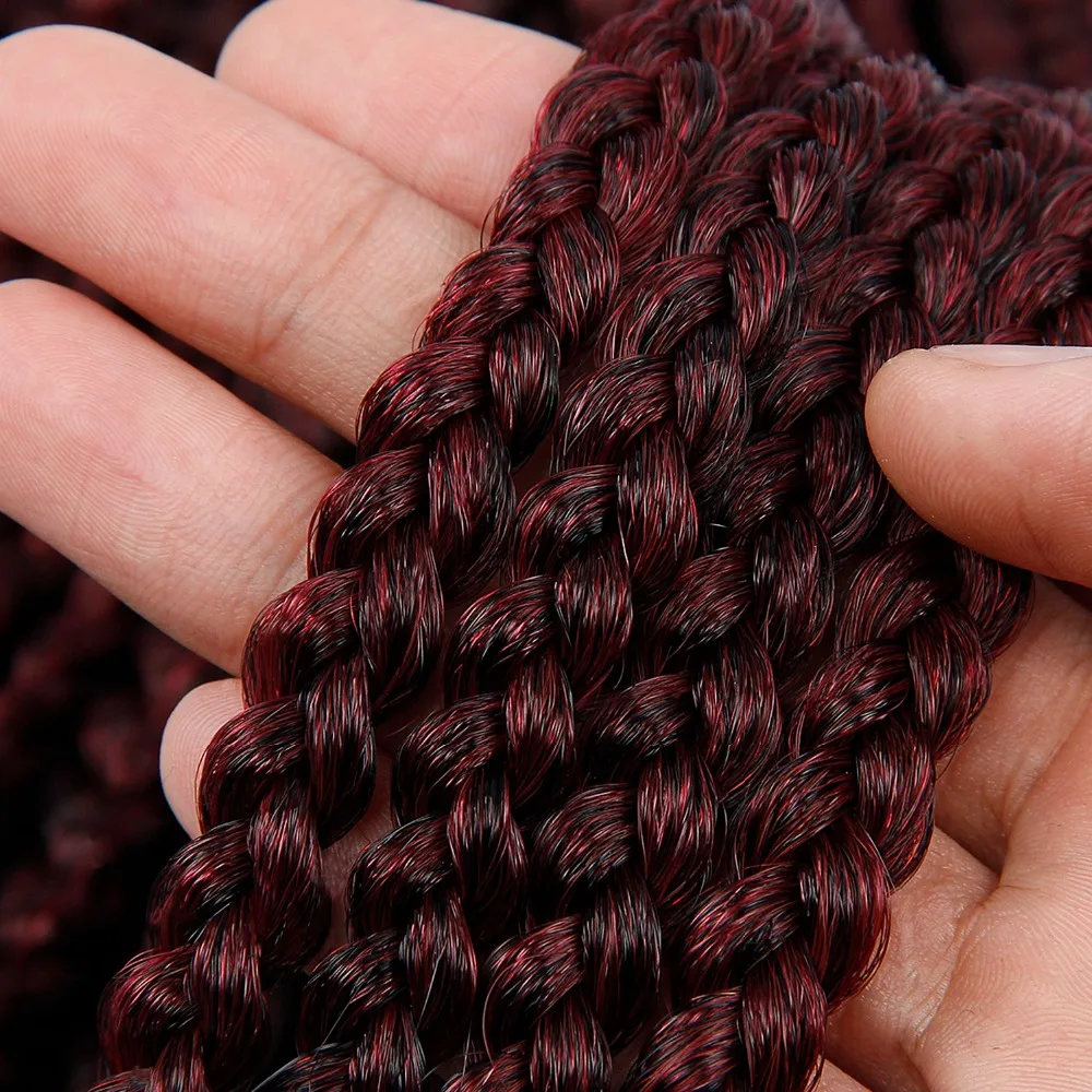 Косы в коробке Омбре розовый фиолетовый Канекалон синтетические жгуты для