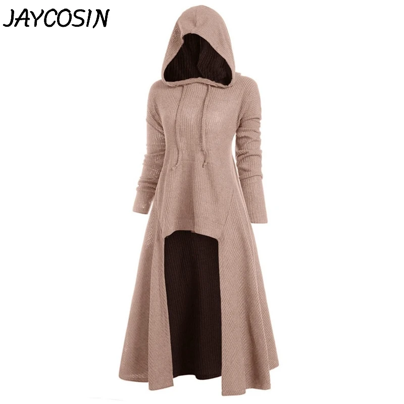 JAYCOSIN женские свитера 2019 осень зима модная женская однотонная винтажная накидка с