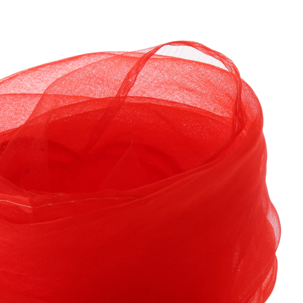 Red Dance Tulle Face Veil Kids Dancing Kerchief Bag Key Decor | Тематическая одежда и униформа