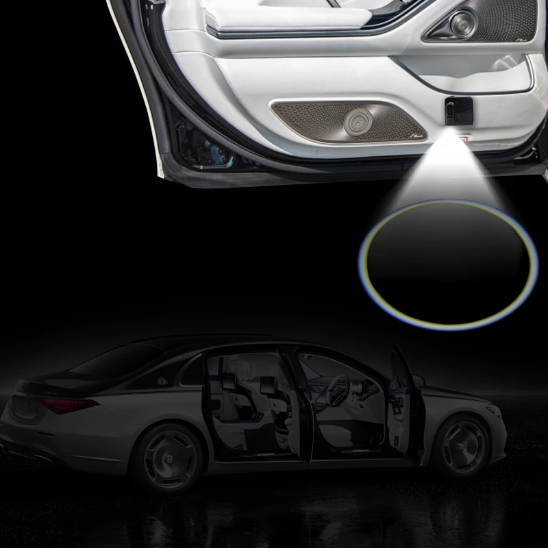 Светодиодный лазерный проектор для двери автомобиля лампа с логотипом Ghost Shadow Lada