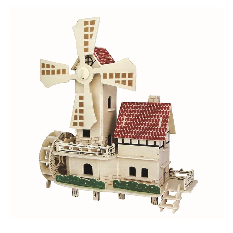 Игрушки ручной работы трехмерная модель колесного обозрения головоломки