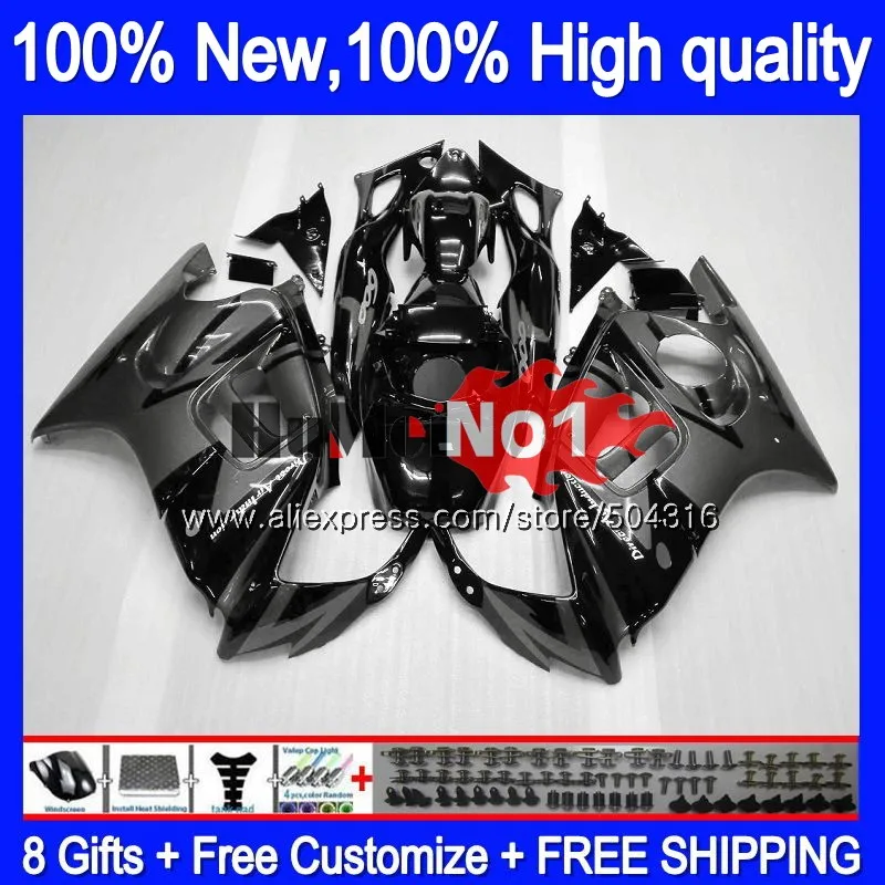 Корпус + бак для HONDA CBR 600F3 CC CBR600FS 1997 1998 глянцевый черный 3MC.205 CBR600 F3 FS 600CC 600 97 98 CBR600F3