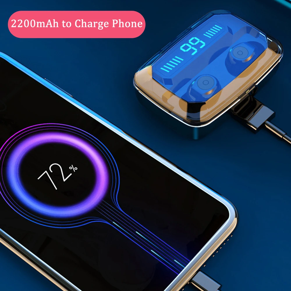 2020 новый дизайн беспроводные Bluetooth наушники водонепроницаемые шумоподавление