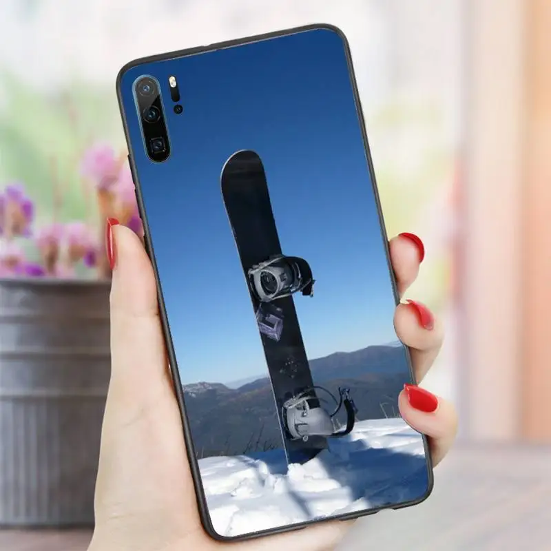 

Lavaza ski neige Snowboard pattern Phone Case For Huawei honor Mate P 10 20 30 40 i 9 8 pro x Lite smart 2019 nova 5t