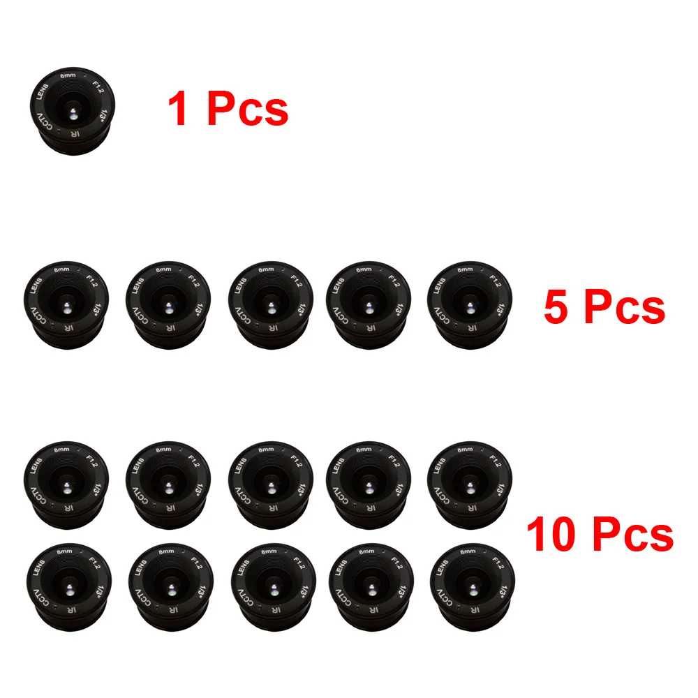 Камера видеонаблюдения JIENUO объектив 8 мм CS F1.2 формат изображения 1/3 дюйма
