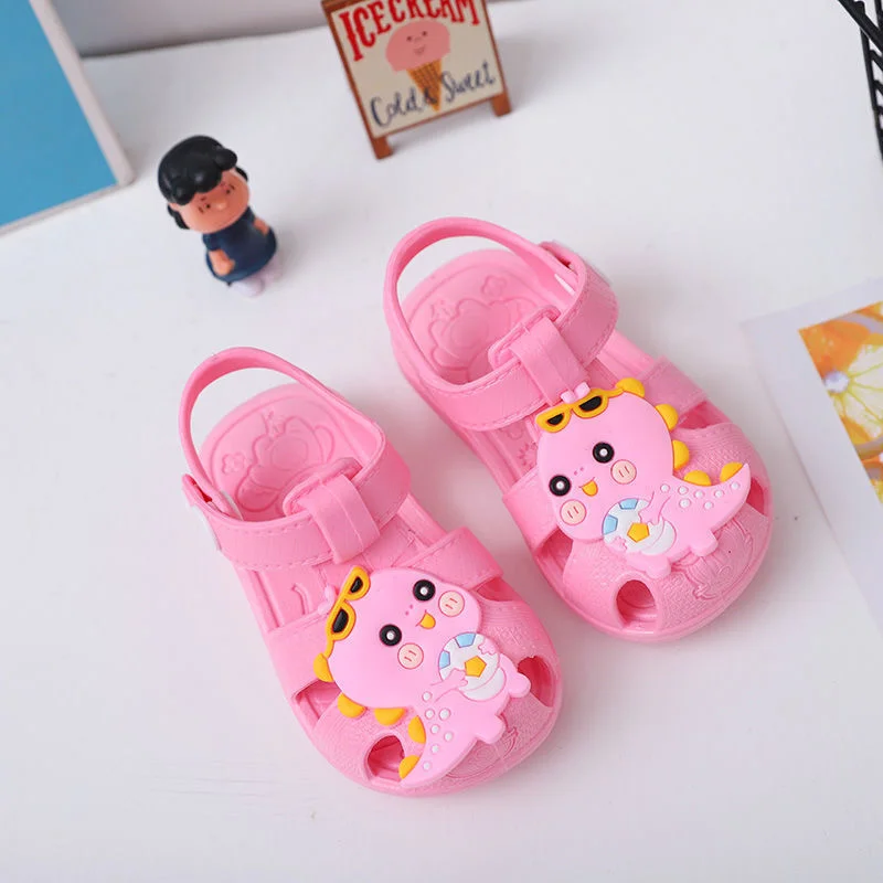 

Cartoon Clogs Sandals Baby Shoes Female Baby Shoes Children Toddler Shoes Boys Summer Non-slip Soft Bottom Spring and Autumn