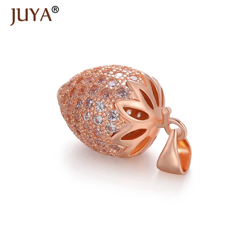 rose gold Juya Горячая Мода Подвески для изготовления ювелирных изделий милая Черепаха/медведь/Слон/лиса Животные Подвески модные подвески в виде сердечка с цветком - Окраска металла: rose gold