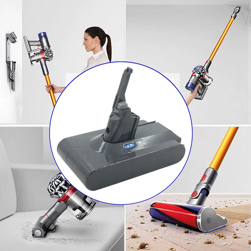 Сменный аккумулятор для пылесосов 21,6 V 3600mAh Li-Ion для Dyson V8 abte V8 Fluffy V8 animal V8 Motorhead V8 AnimalPro