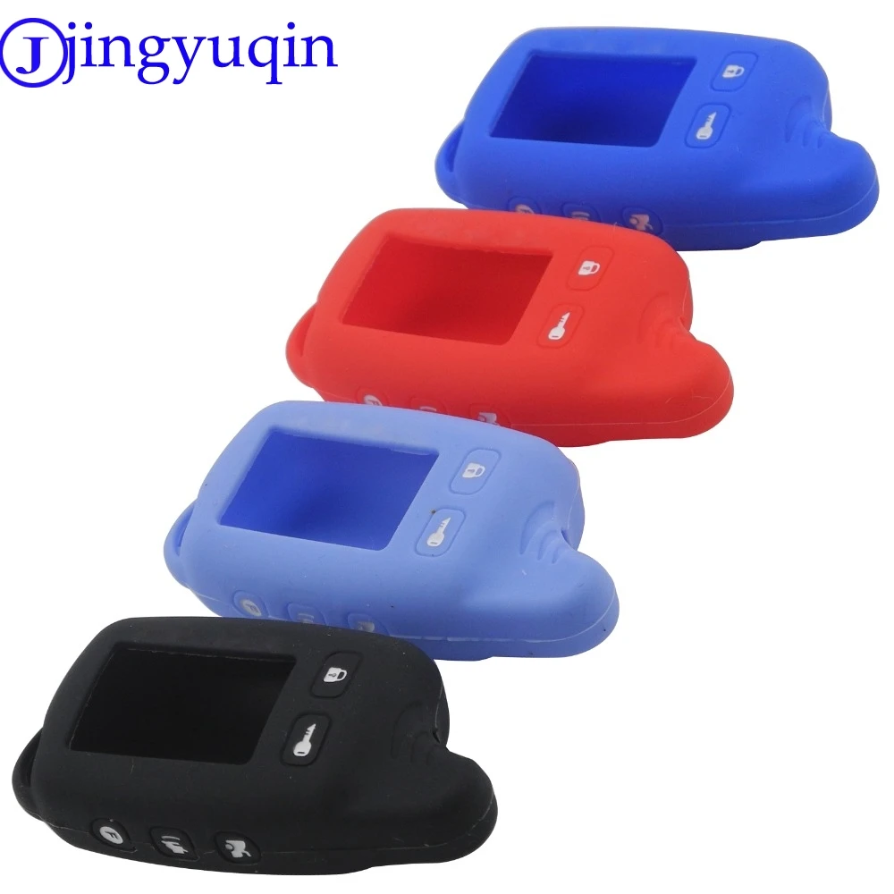 Силиконовый чехол брелок jingyuqin Tw9010 для русской двухсторонней сигнализации Tomahawk