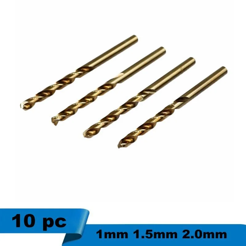

Набор спиральных Сверл С кобальтовым покрытием, 1,0-13 мм, 10 шт.