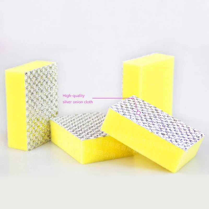 

10 Pcs/Lot Double Side Cleaning Dishwashing Sponge Durable Kitchen Bathroom Cleaning Cloth Scouring Pad Cleaning Tools Supplies